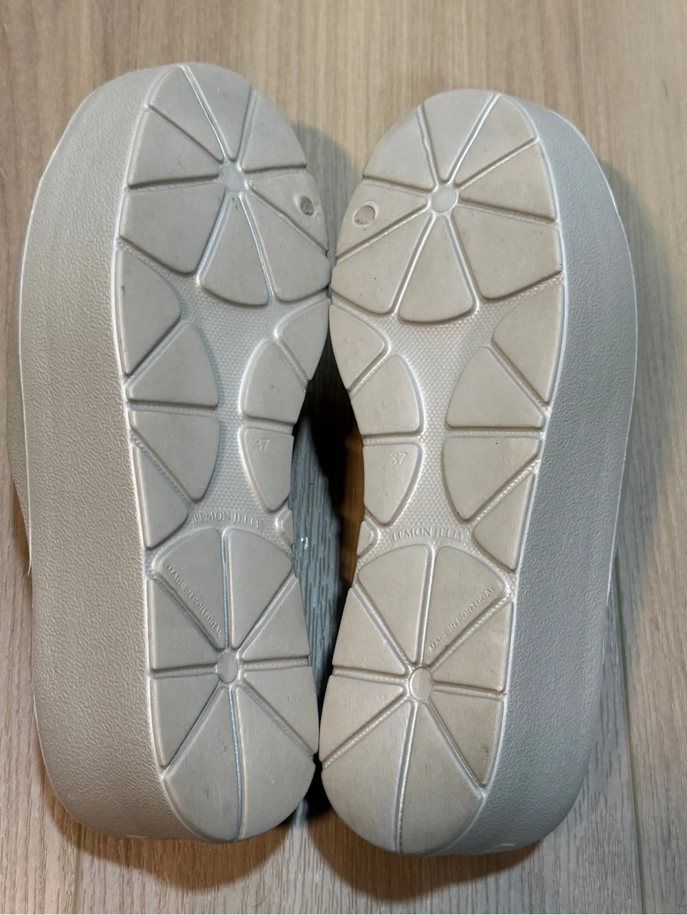 Lemon Jelly Sunny Platform Sandals—Size 37
